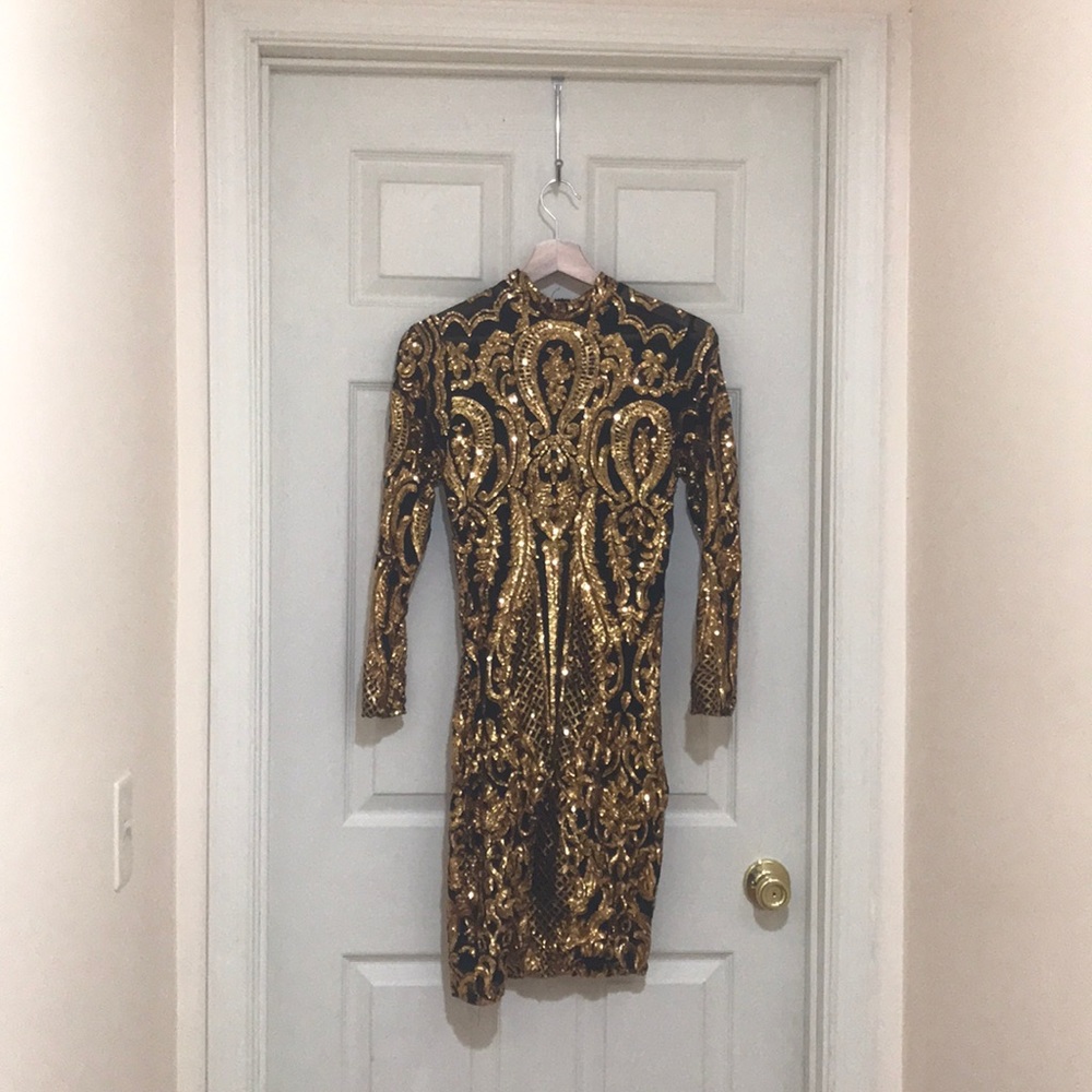 Unbranded Balmain-inspired cocktail dress